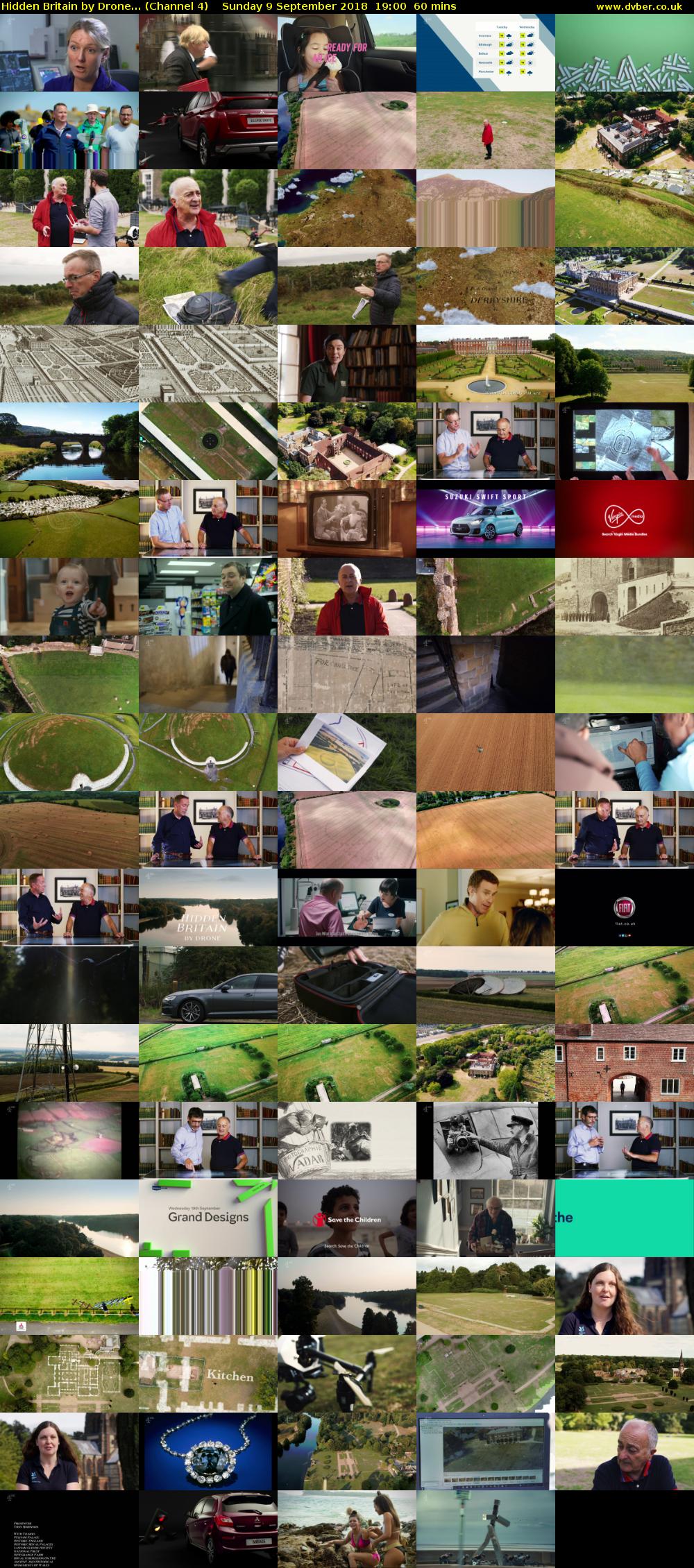Hidden Britain by Drone... (Channel 4) Sunday 9 September 2018 19:00 - 20:00