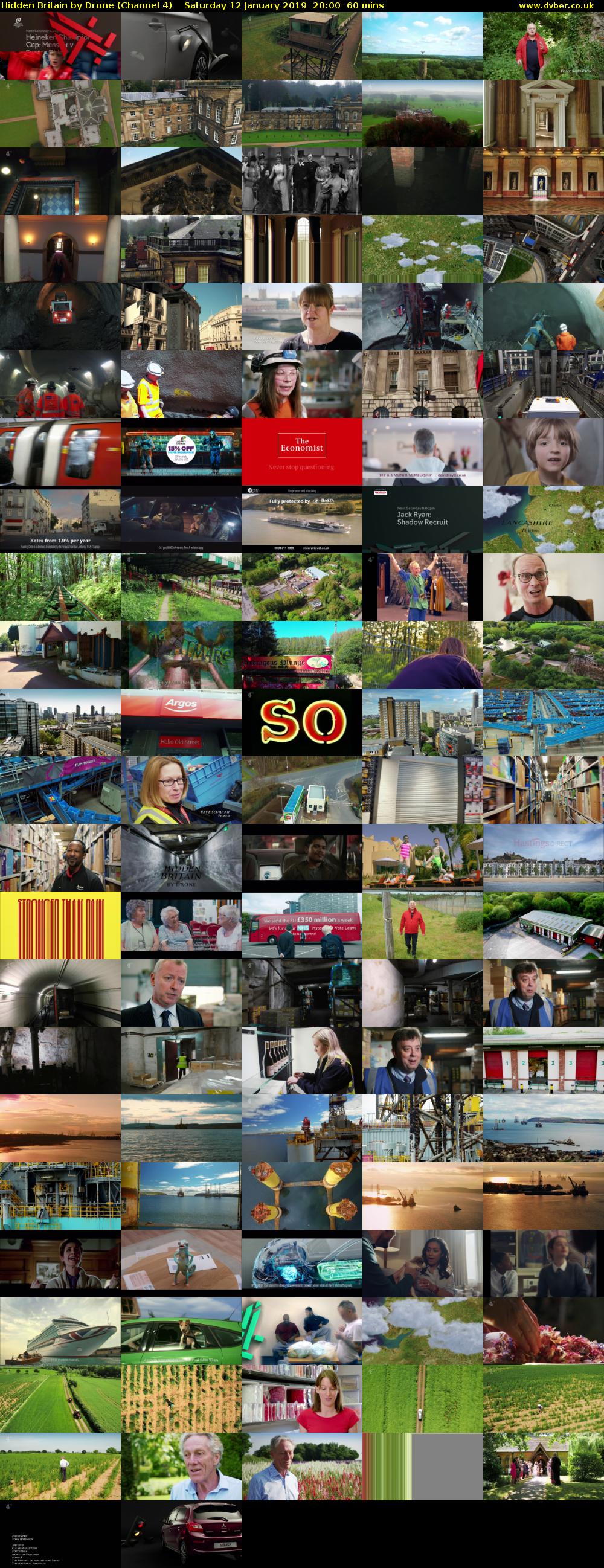 Hidden Britain by Drone (Channel 4) Saturday 12 January 2019 20:00 - 21:00