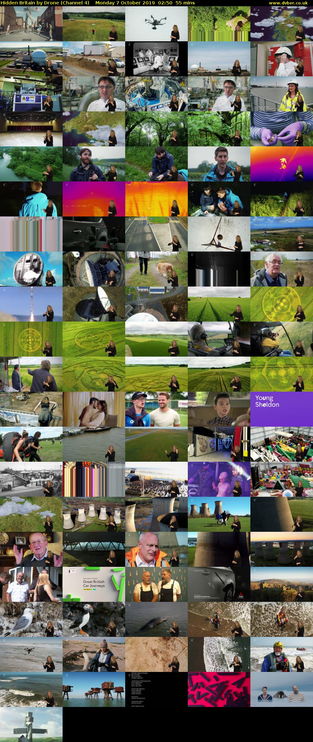 Hidden Britain by Drone (Channel 4) Monday 7 October 2019 02:50 - 03:45