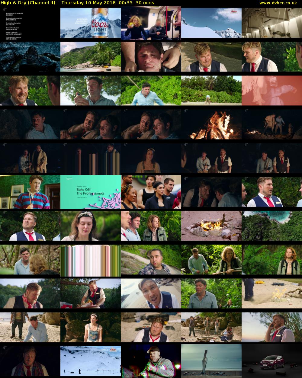 High & Dry (Channel 4) Thursday 10 May 2018 00:35 - 01:05