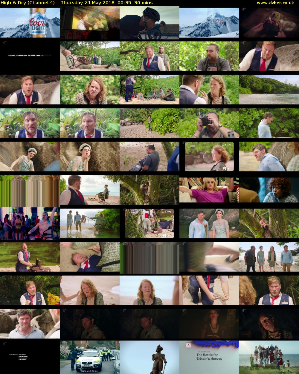 High & Dry (Channel 4) Thursday 24 May 2018 00:35 - 01:05