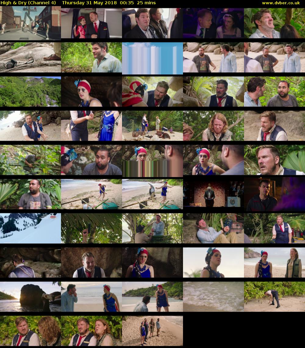 High & Dry (Channel 4) Thursday 31 May 2018 00:35 - 01:00