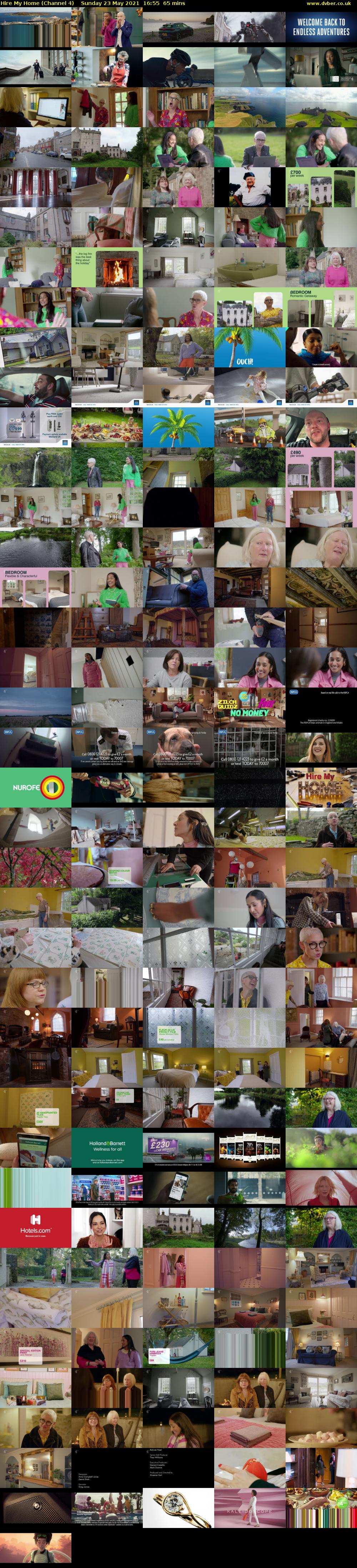 Hire My Home (Channel 4) Sunday 23 May 2021 16:55 - 18:00