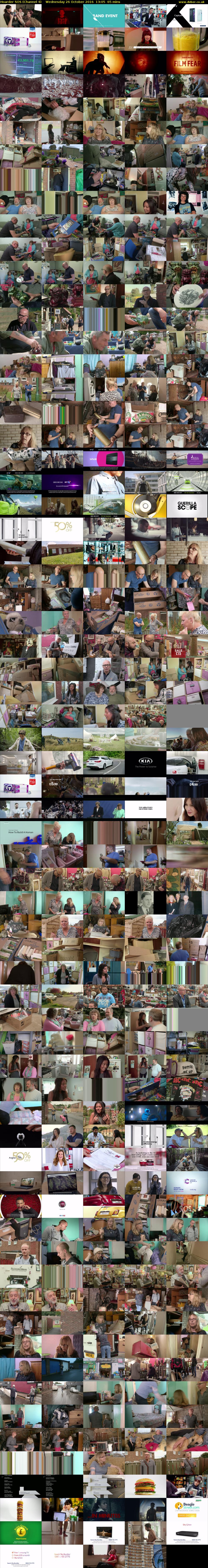 Hoarder SOS (Channel 4) Wednesday 26 October 2016 13:05 - 14:10