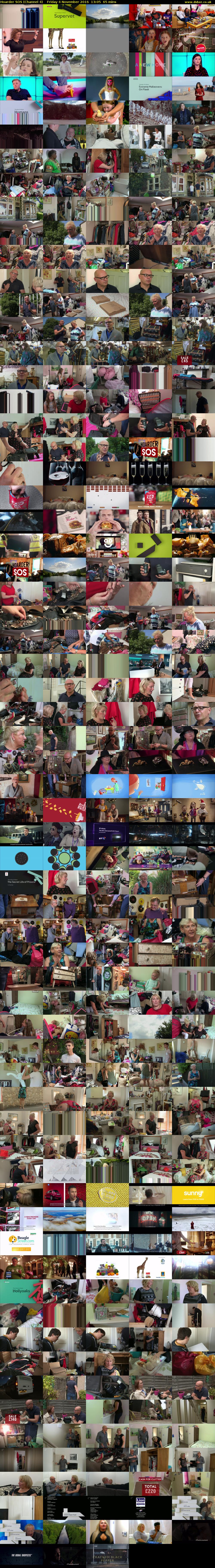 Hoarder SOS (Channel 4) Friday 4 November 2016 13:05 - 14:10