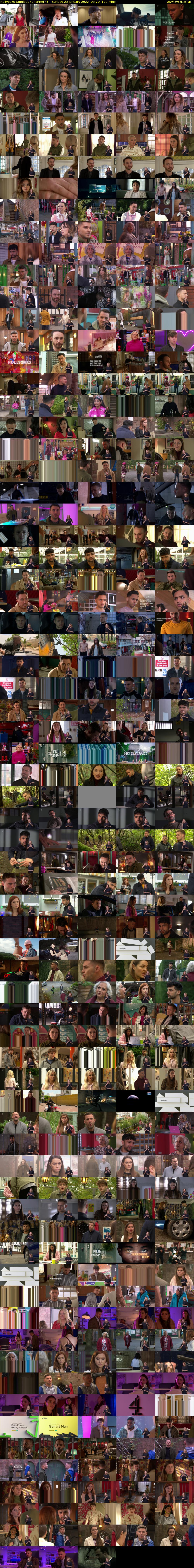 Hollyoaks Omnibus (Channel 4) Sunday 23 January 2022 03:20 - 05:20
