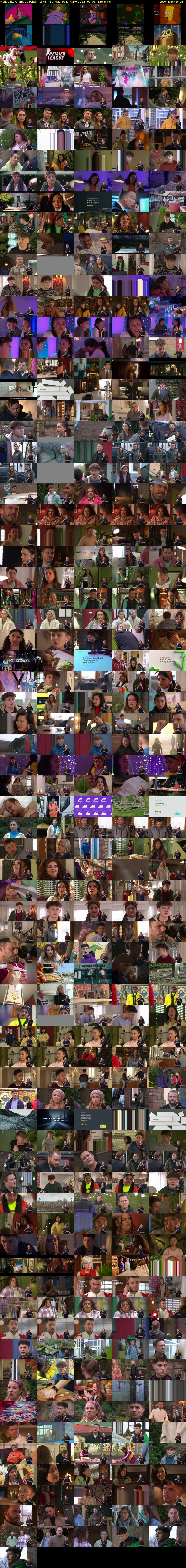 Hollyoaks Omnibus (Channel 4) Sunday 30 January 2022 02:05 - 04:10