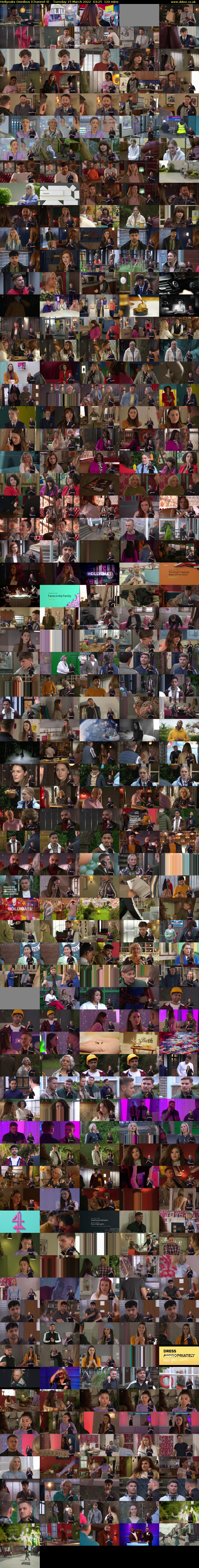 Hollyoaks Omnibus (Channel 4) Tuesday 15 March 2022 03:25 - 05:25