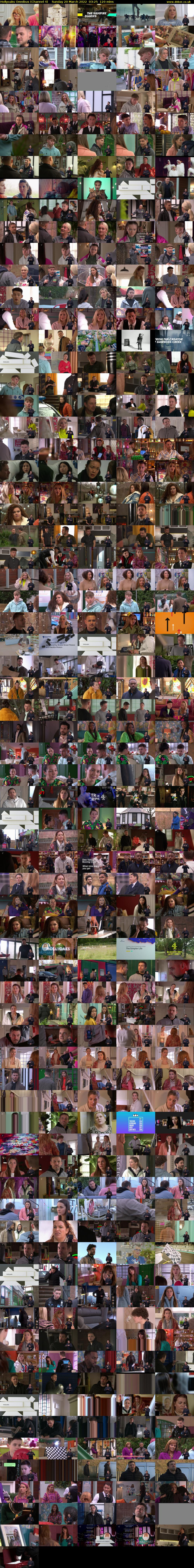 Hollyoaks Omnibus (Channel 4) Sunday 20 March 2022 03:25 - 05:25