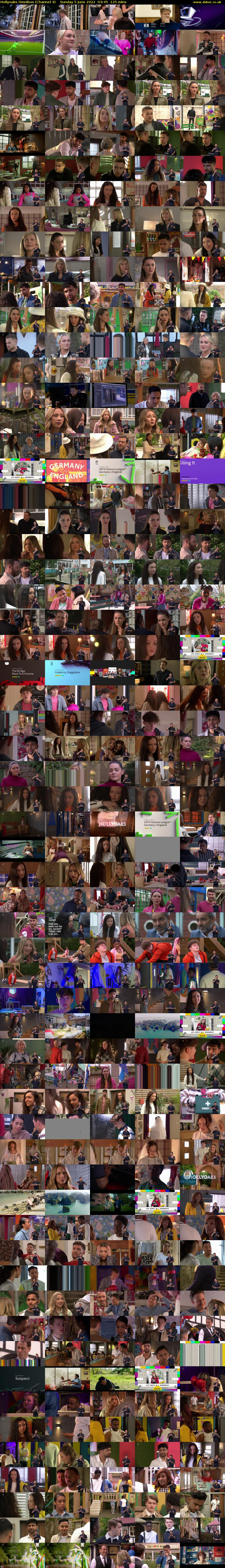 Hollyoaks Omnibus (Channel 4) Sunday 5 June 2022 03:45 - 05:50