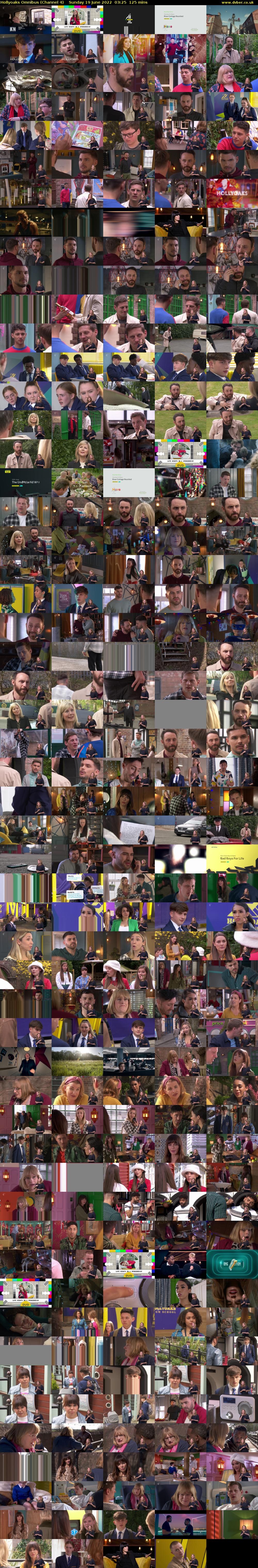 Hollyoaks Omnibus (Channel 4) Sunday 19 June 2022 03:25 - 05:30