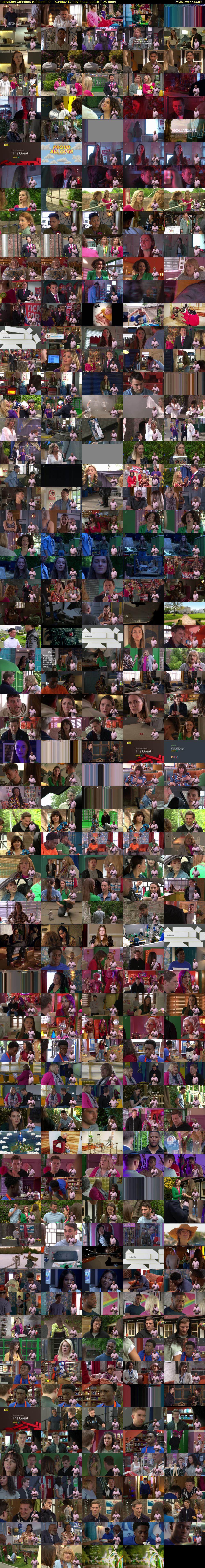 Hollyoaks Omnibus (Channel 4) Sunday 17 July 2022 03:10 - 05:10