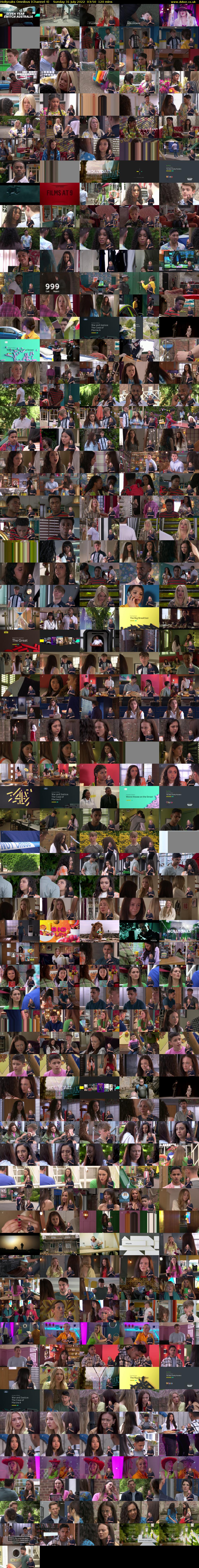 Hollyoaks Omnibus (Channel 4) Sunday 31 July 2022 03:50 - 05:50