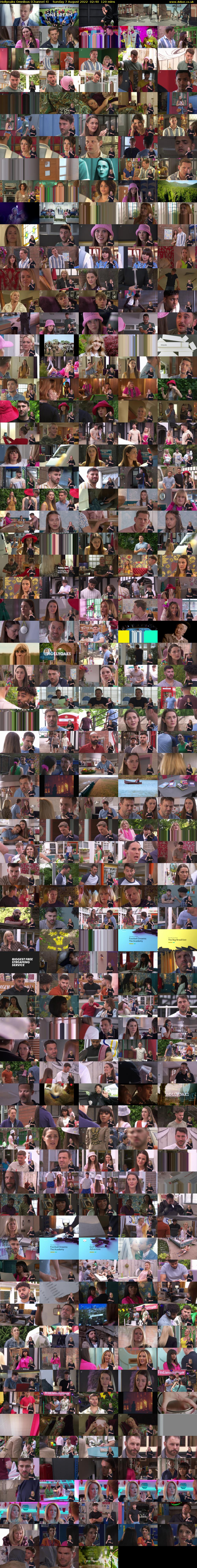 Hollyoaks Omnibus (Channel 4) Sunday 7 August 2022 02:40 - 04:40