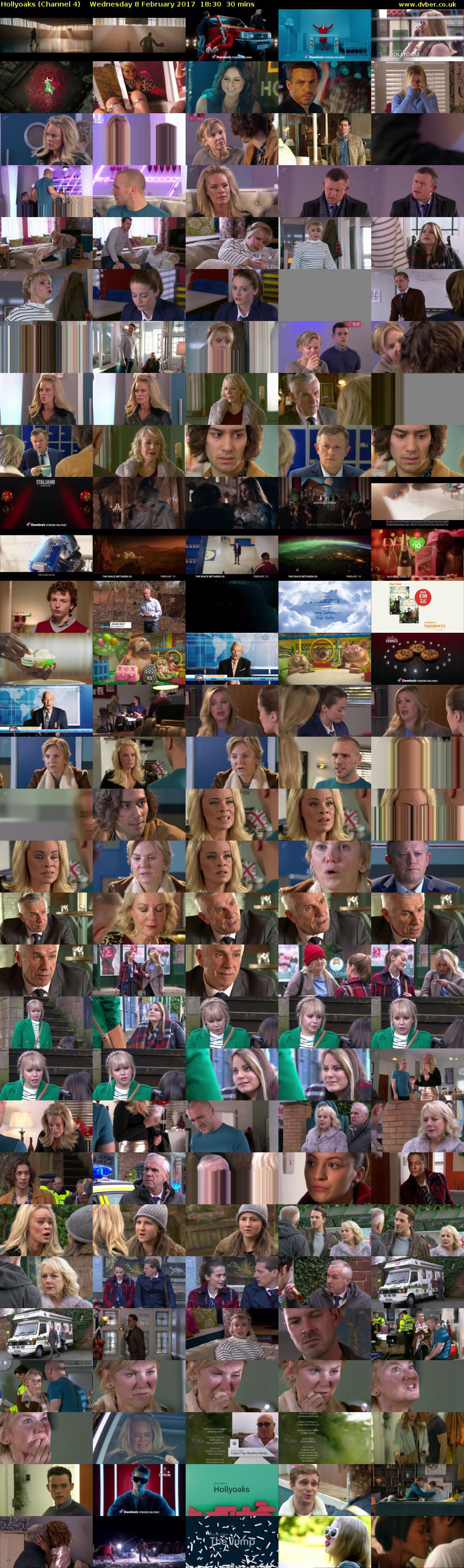 Hollyoaks (Channel 4) Wednesday 8 February 2017 18:30 - 19:00