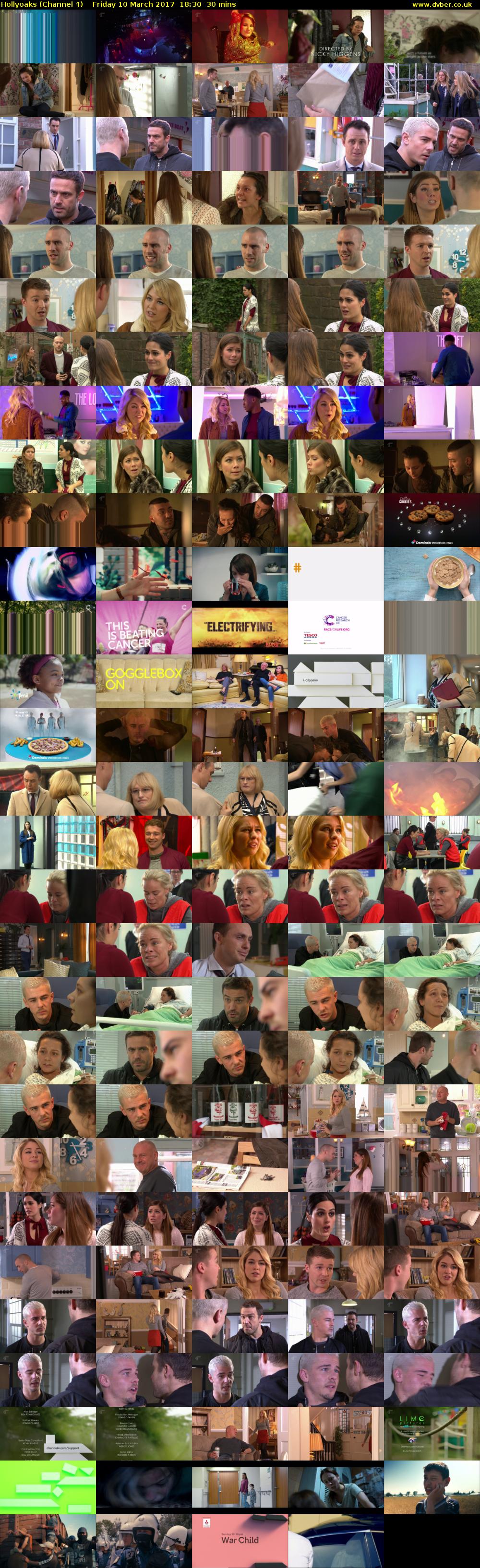 Hollyoaks (Channel 4) Friday 10 March 2017 18:30 - 19:00