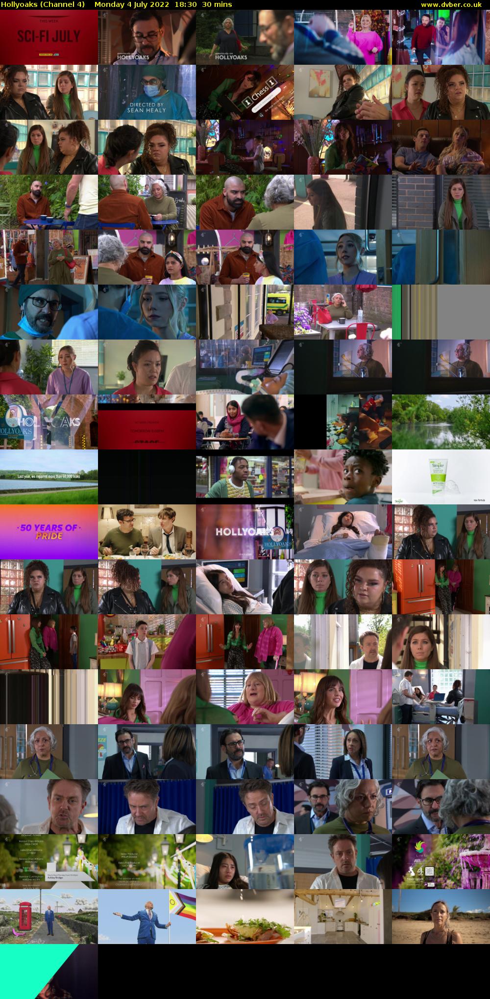 Hollyoaks (Channel 4) Monday 4 July 2022 18:30 - 19:00