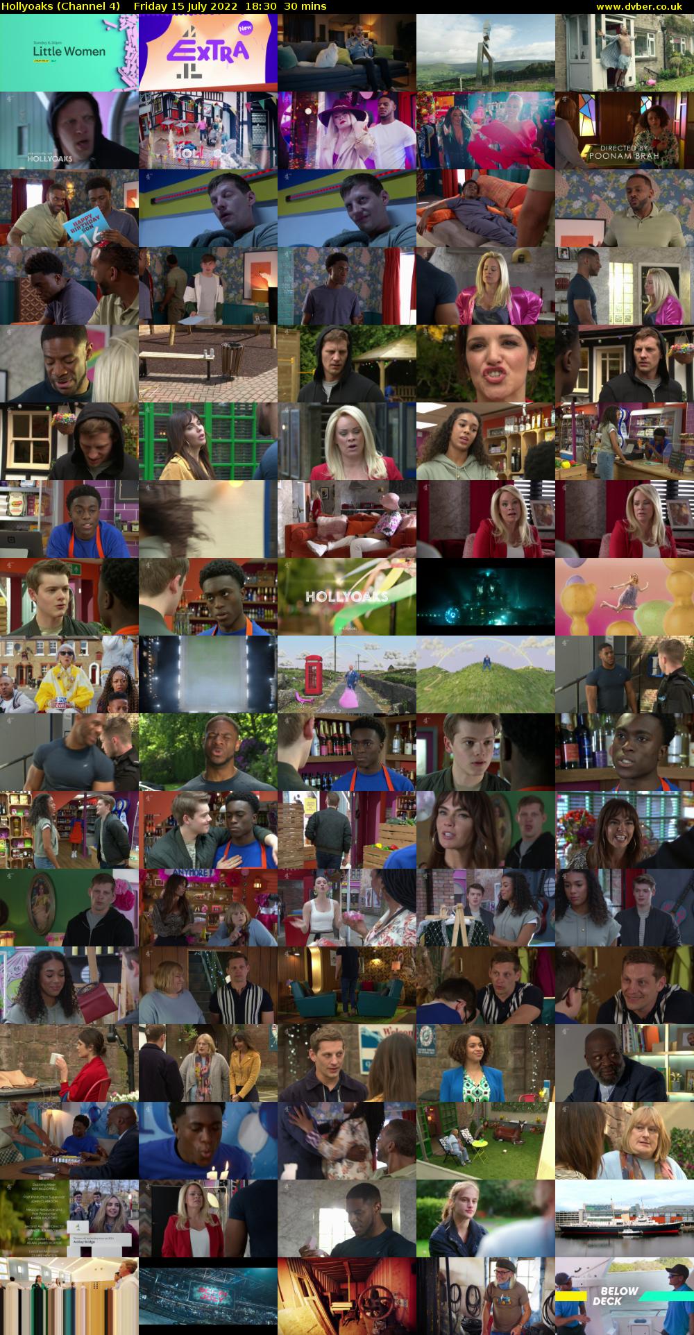 Hollyoaks (Channel 4) Friday 15 July 2022 18:30 - 19:00