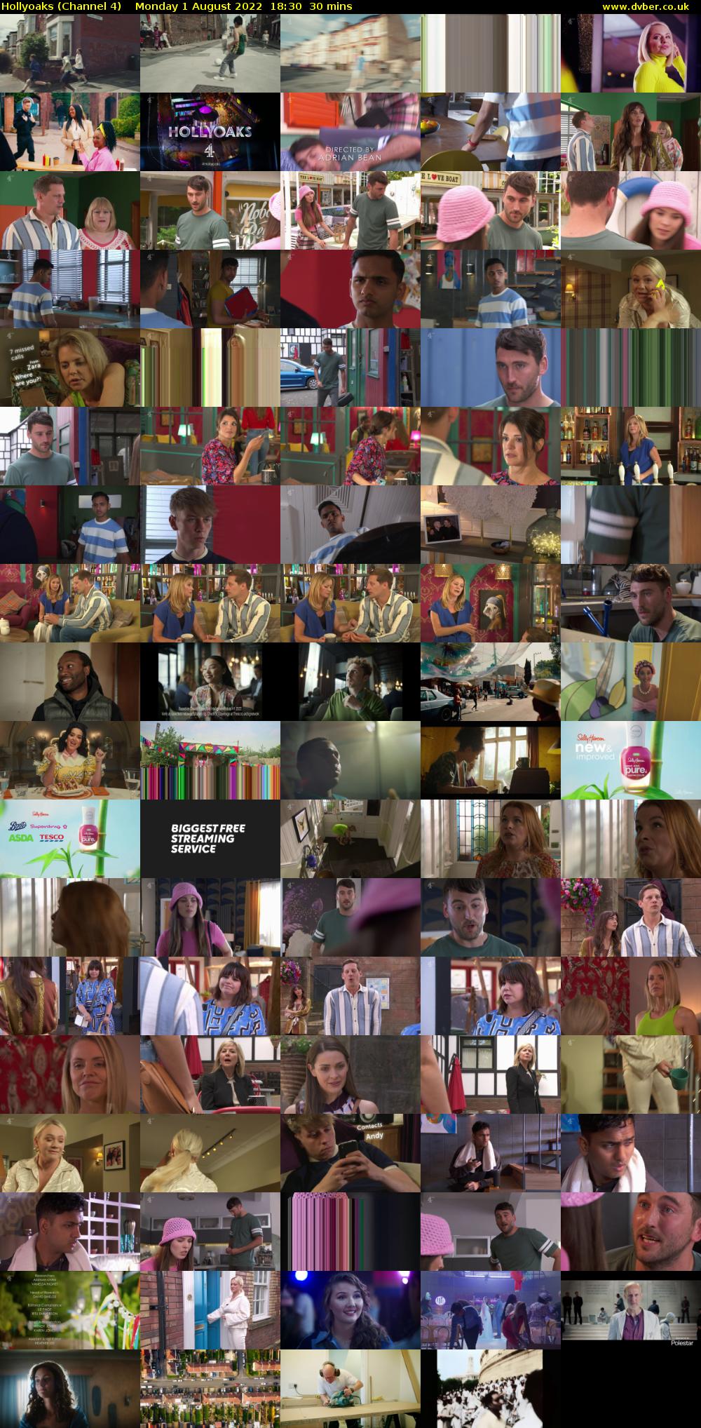 Hollyoaks (Channel 4) Monday 1 August 2022 18:30 - 19:00