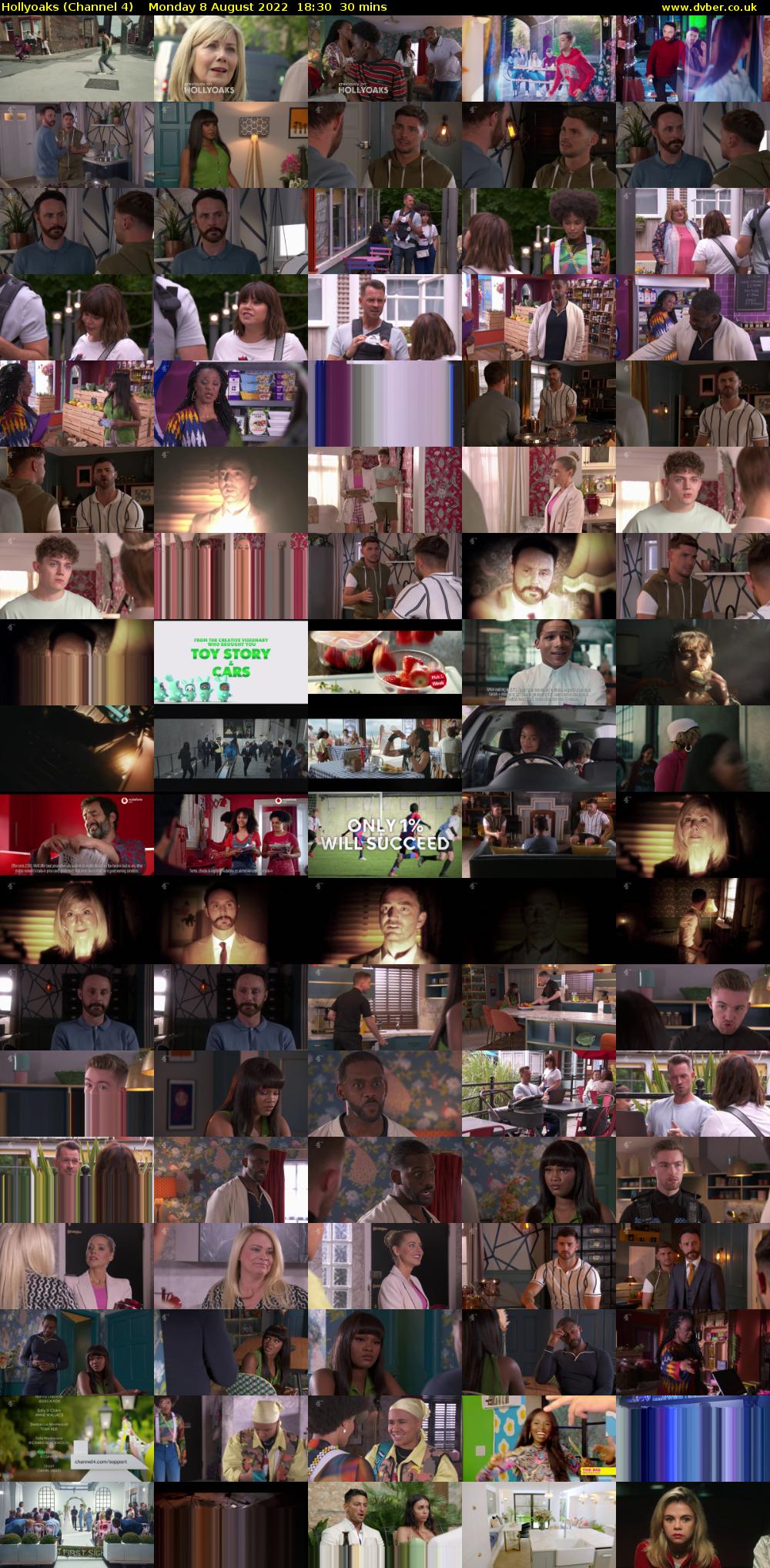 Hollyoaks (Channel 4) Monday 8 August 2022 18:30 - 19:00