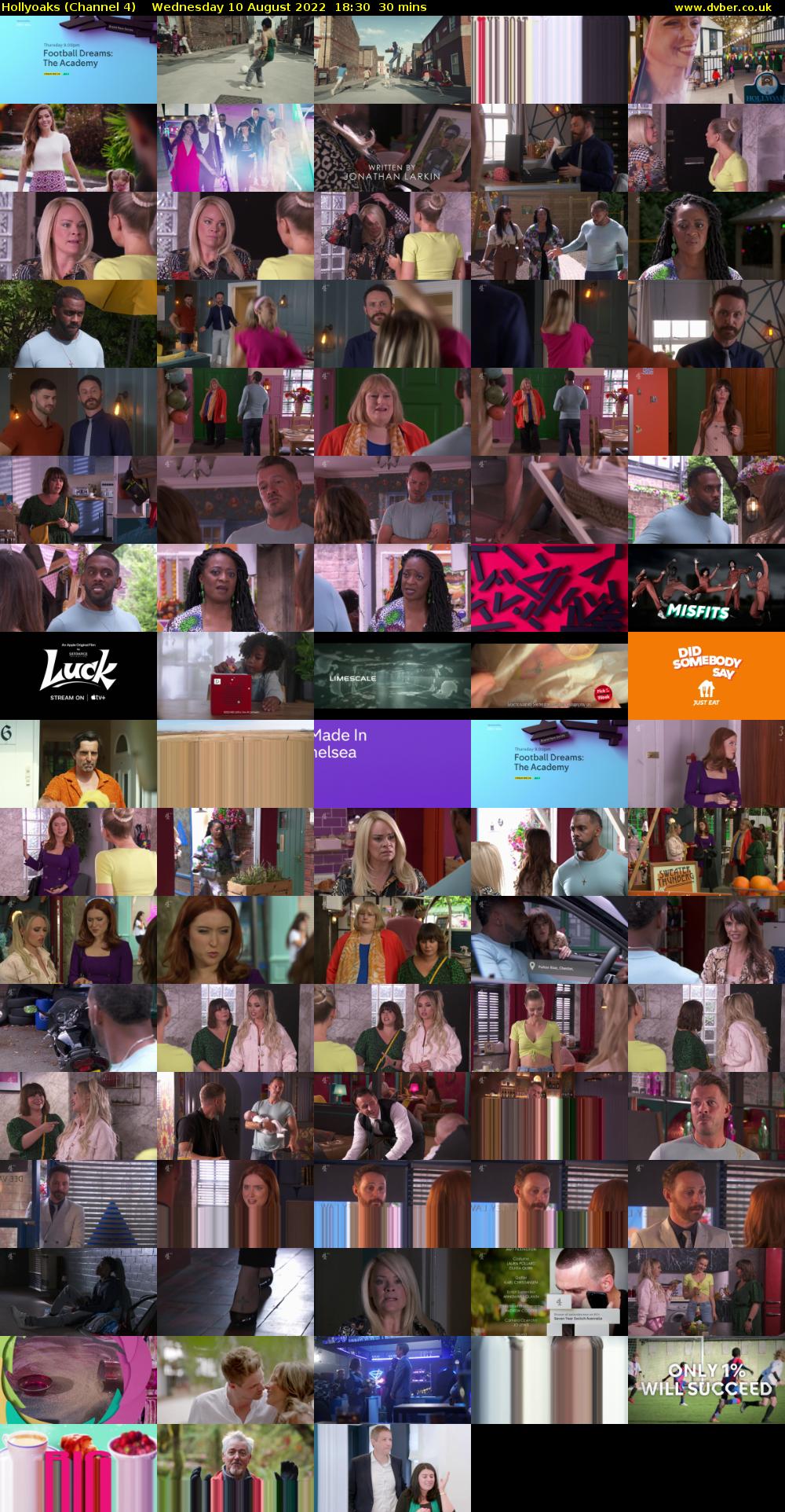 Hollyoaks (Channel 4) Wednesday 10 August 2022 18:30 - 19:00