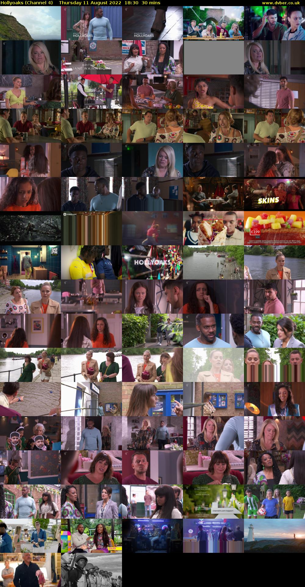 Hollyoaks (Channel 4) Thursday 11 August 2022 18:30 - 19:00