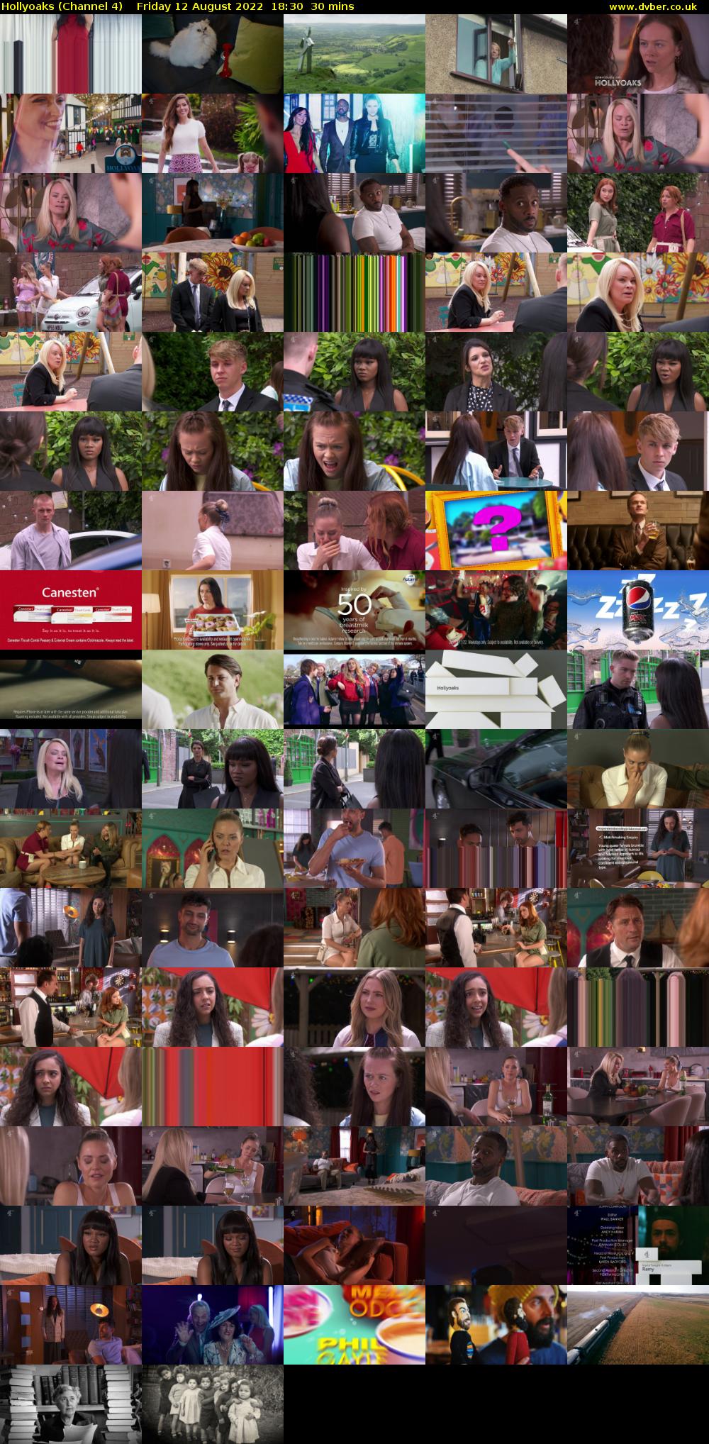 Hollyoaks (Channel 4) Friday 12 August 2022 18:30 - 19:00