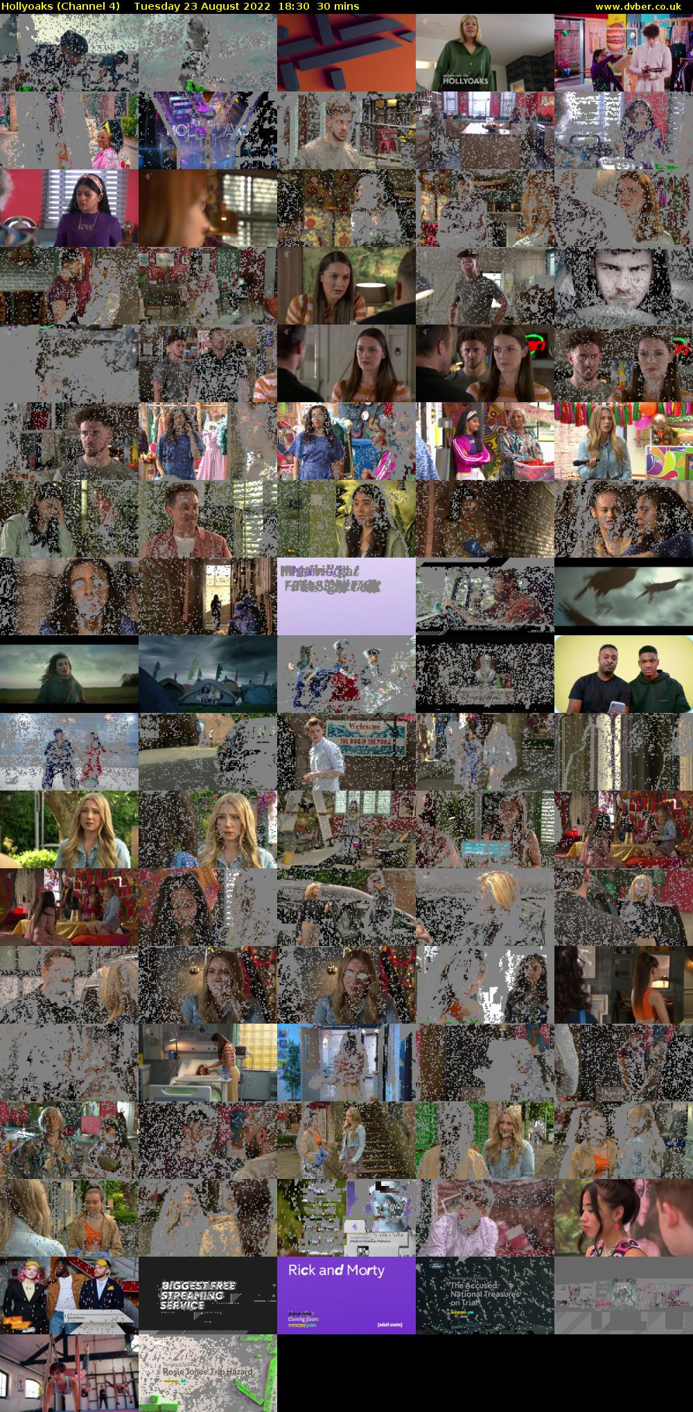 Hollyoaks (Channel 4) Tuesday 23 August 2022 18:30 - 19:00