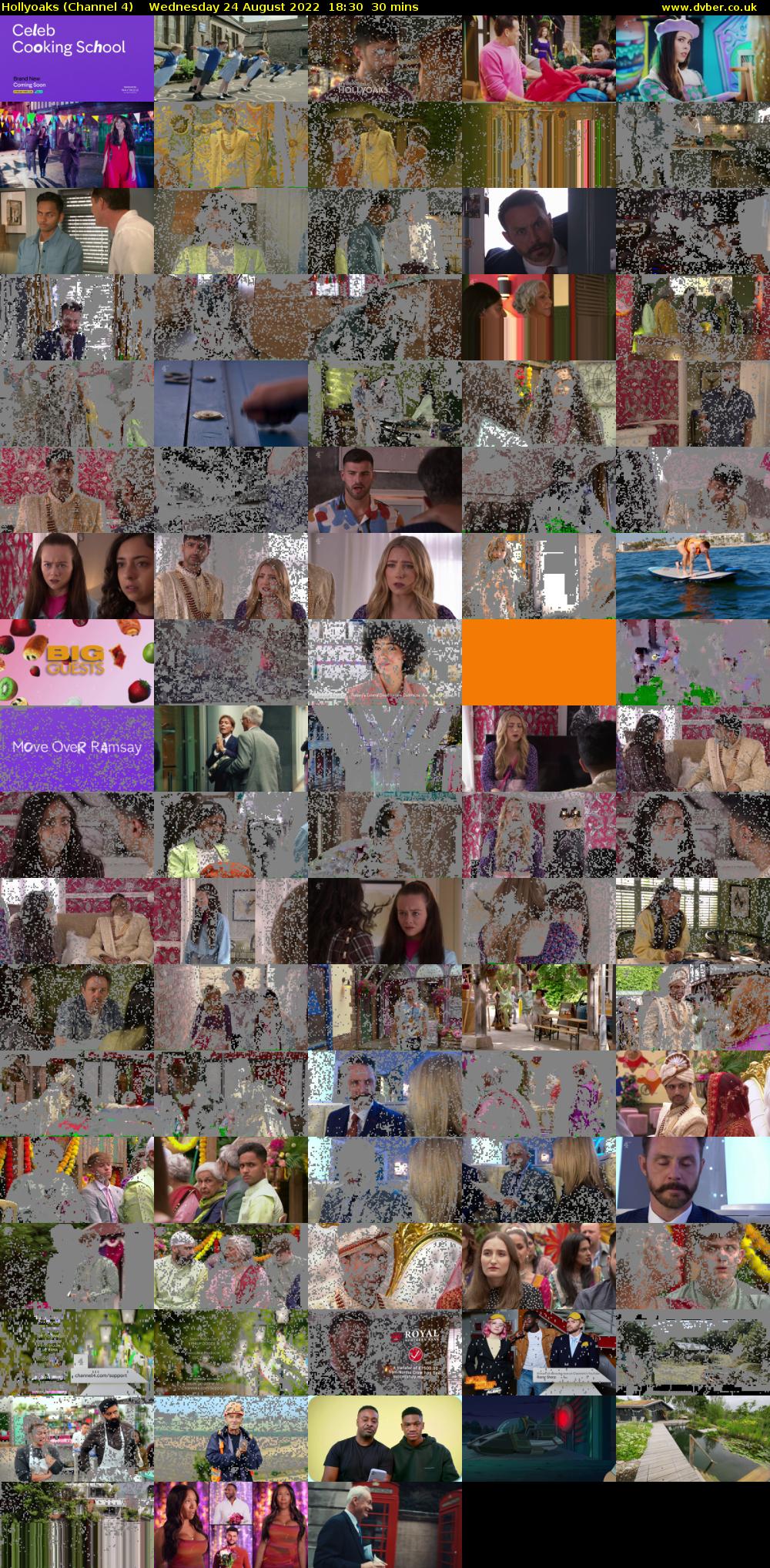 Hollyoaks (Channel 4) Wednesday 24 August 2022 18:30 - 19:00