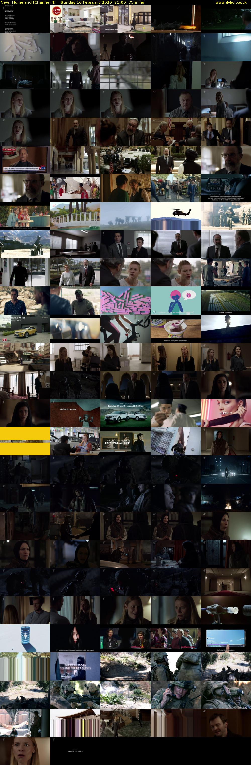 Homeland (Channel 4) Sunday 16 February 2020 21:00 - 22:15