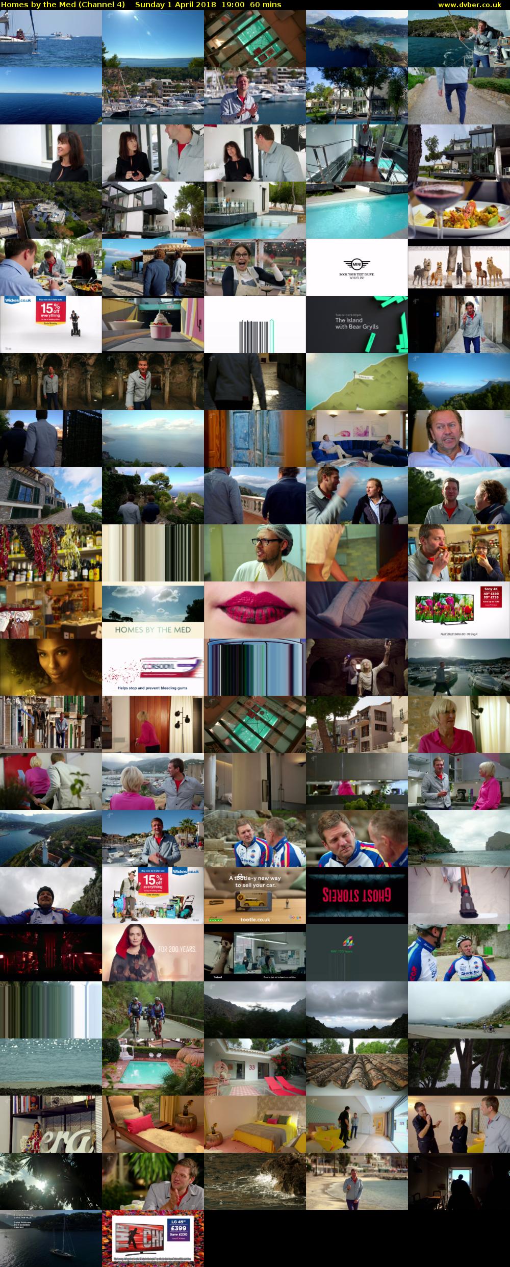 Homes by the Med (Channel 4) Sunday 1 April 2018 19:00 - 20:00