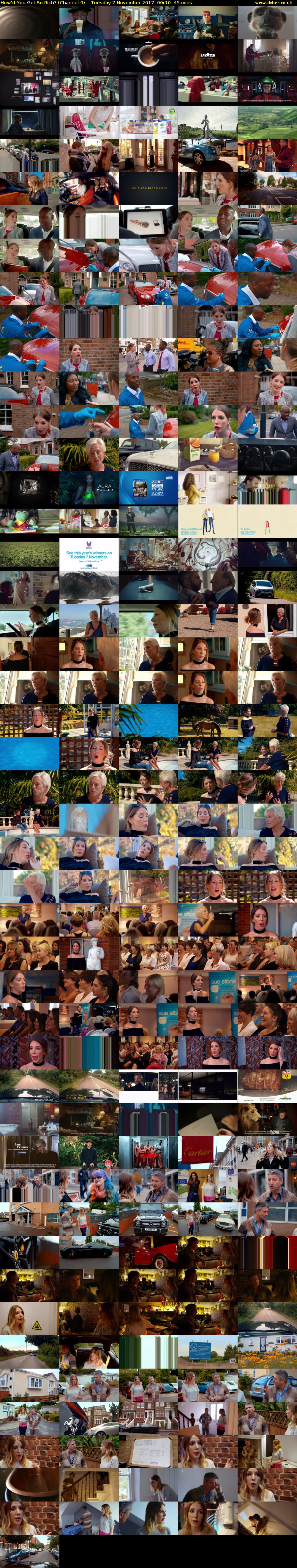 How'd You Get So Rich? (Channel 4) Tuesday 7 November 2017 00:10 - 00:55