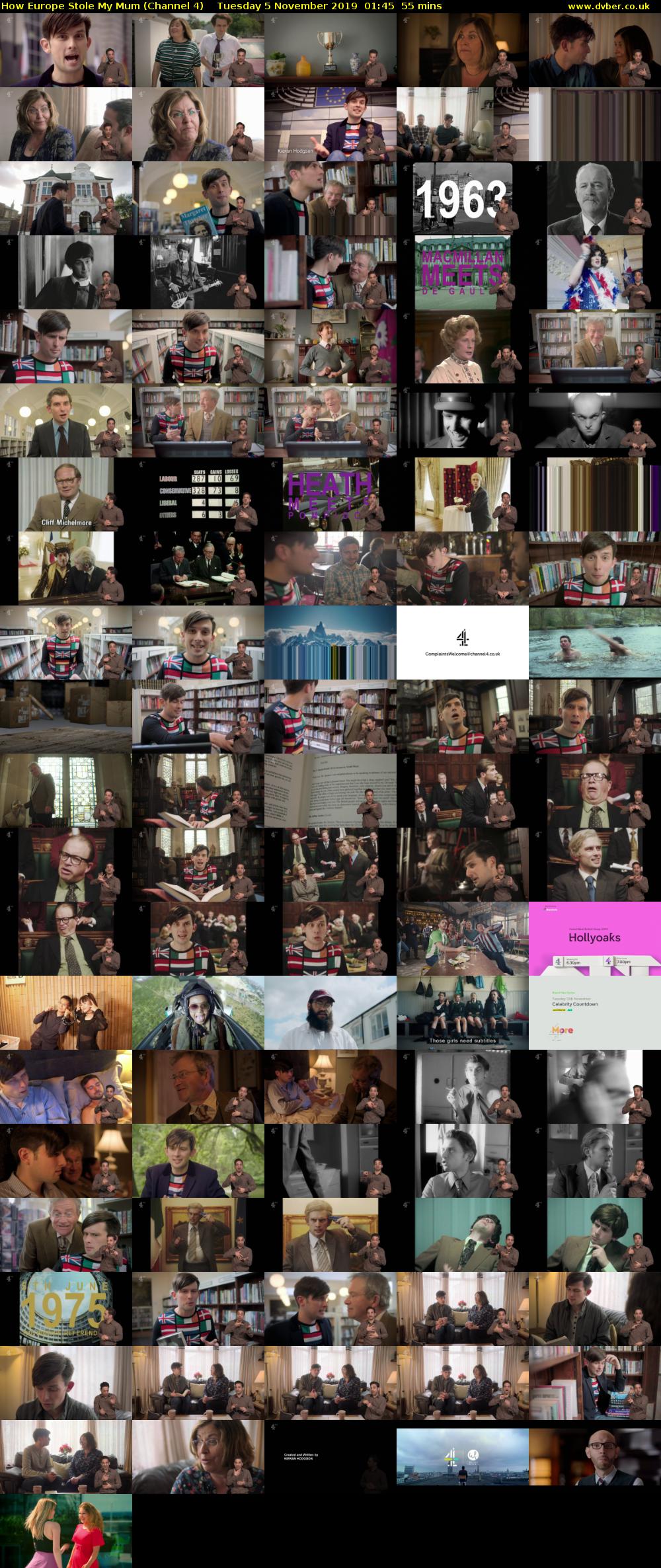 How Europe Stole My Mum (Channel 4) Tuesday 5 November 2019 01:45 - 02:40