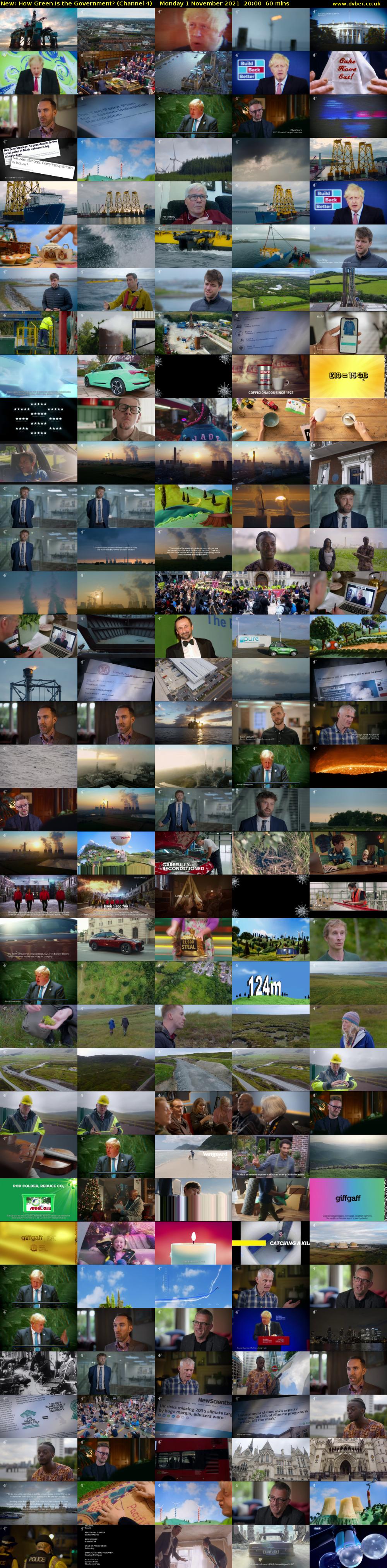 How Green Is the Government? (Channel 4) Monday 1 November 2021 20:00 - 21:00
