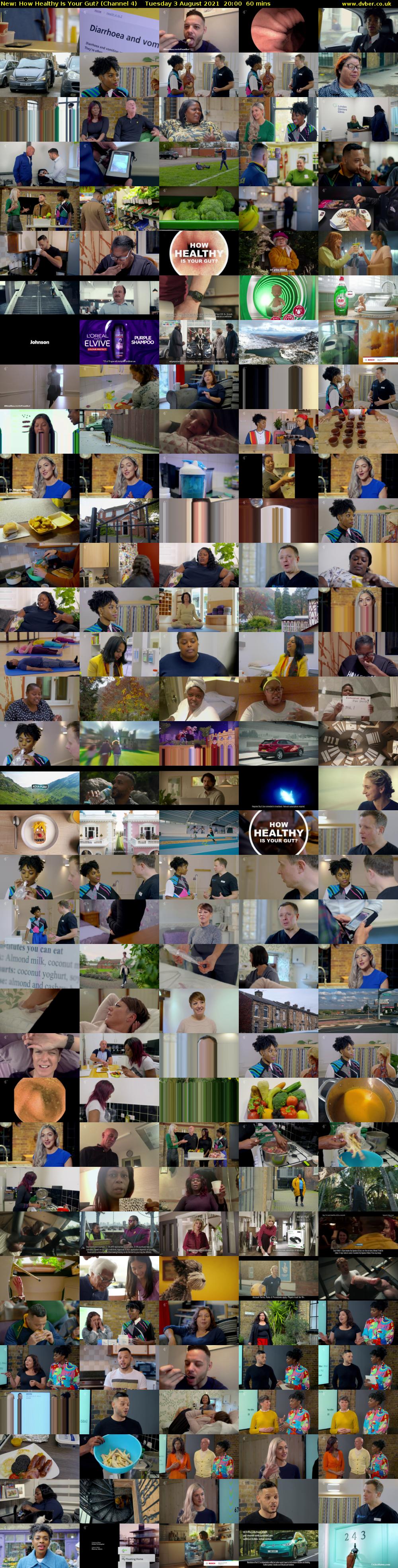 How Healthy Is Your Gut? (Channel 4) Tuesday 3 August 2021 20:00 - 21:00