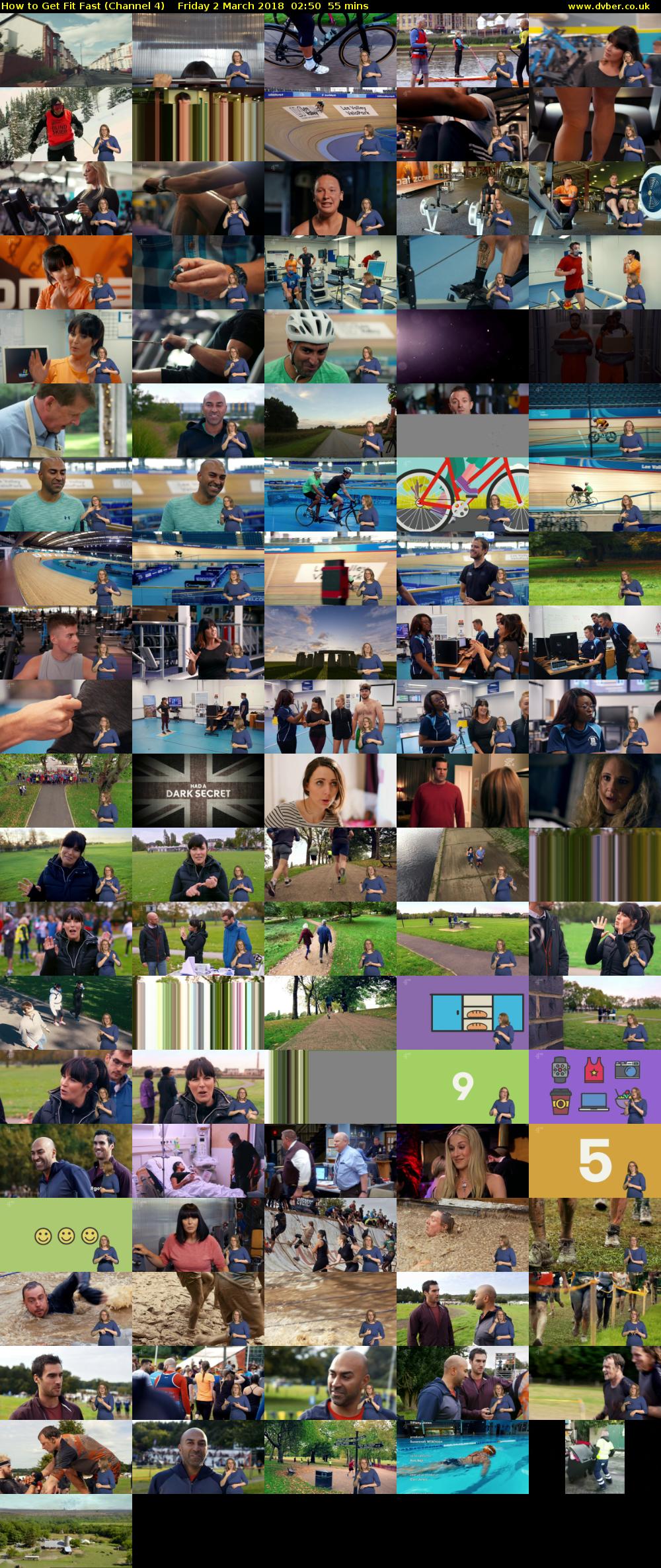 How to Get Fit Fast (Channel 4) Friday 2 March 2018 02:50 - 03:45
