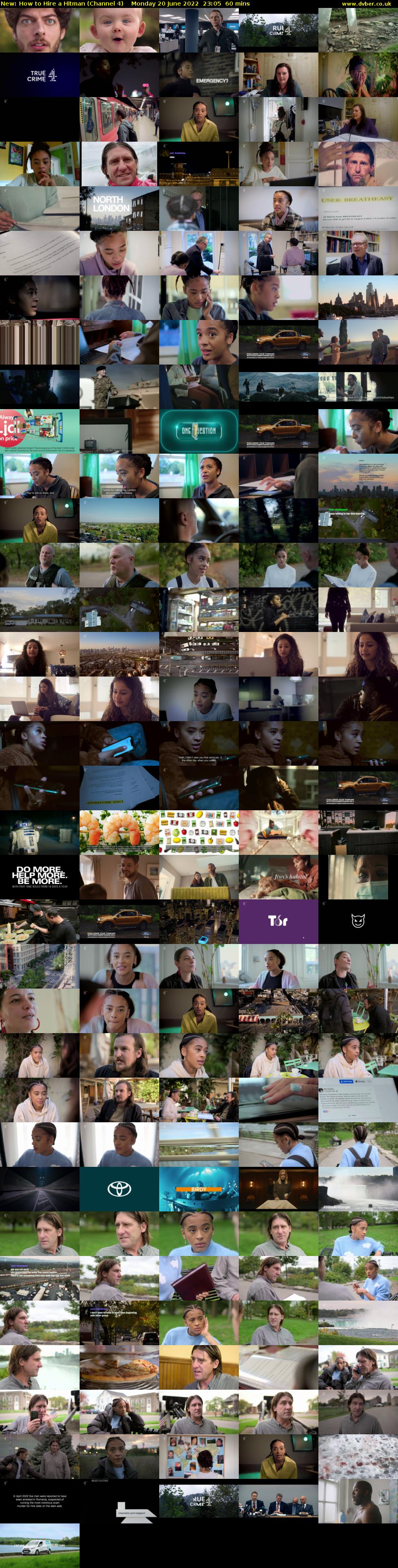 How to Hire a Hitman (Channel 4) Monday 20 June 2022 23:05 - 00:05