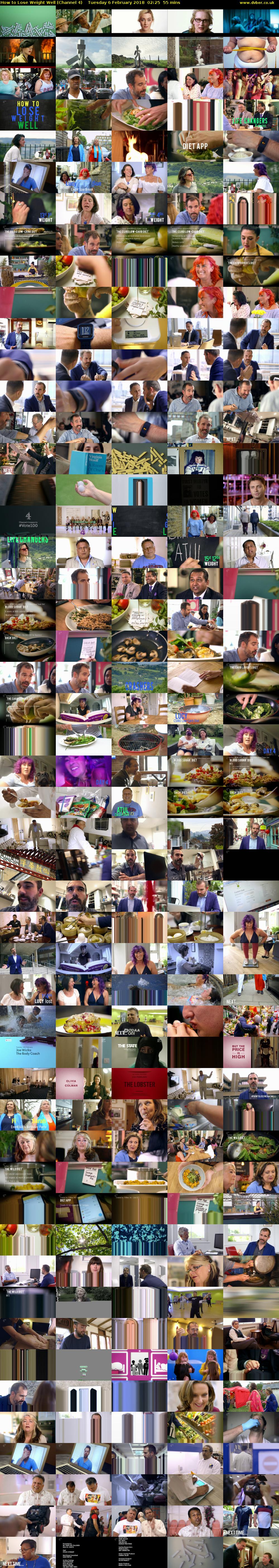 How to Lose Weight Well (Channel 4) Tuesday 6 February 2018 02:25 - 03:20