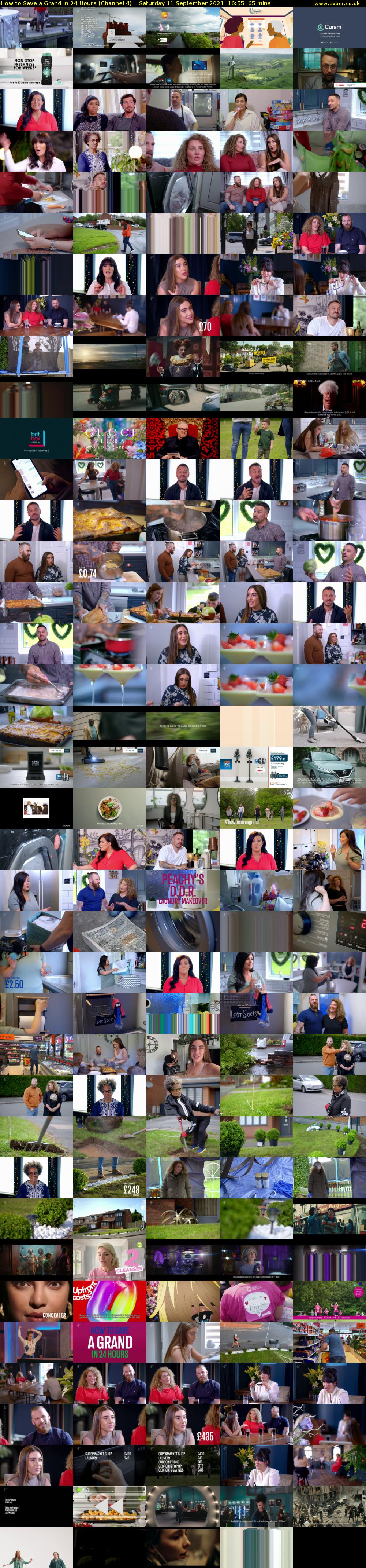 How to Save a Grand in 24 Hours (Channel 4) Saturday 11 September 2021 16:55 - 18:00