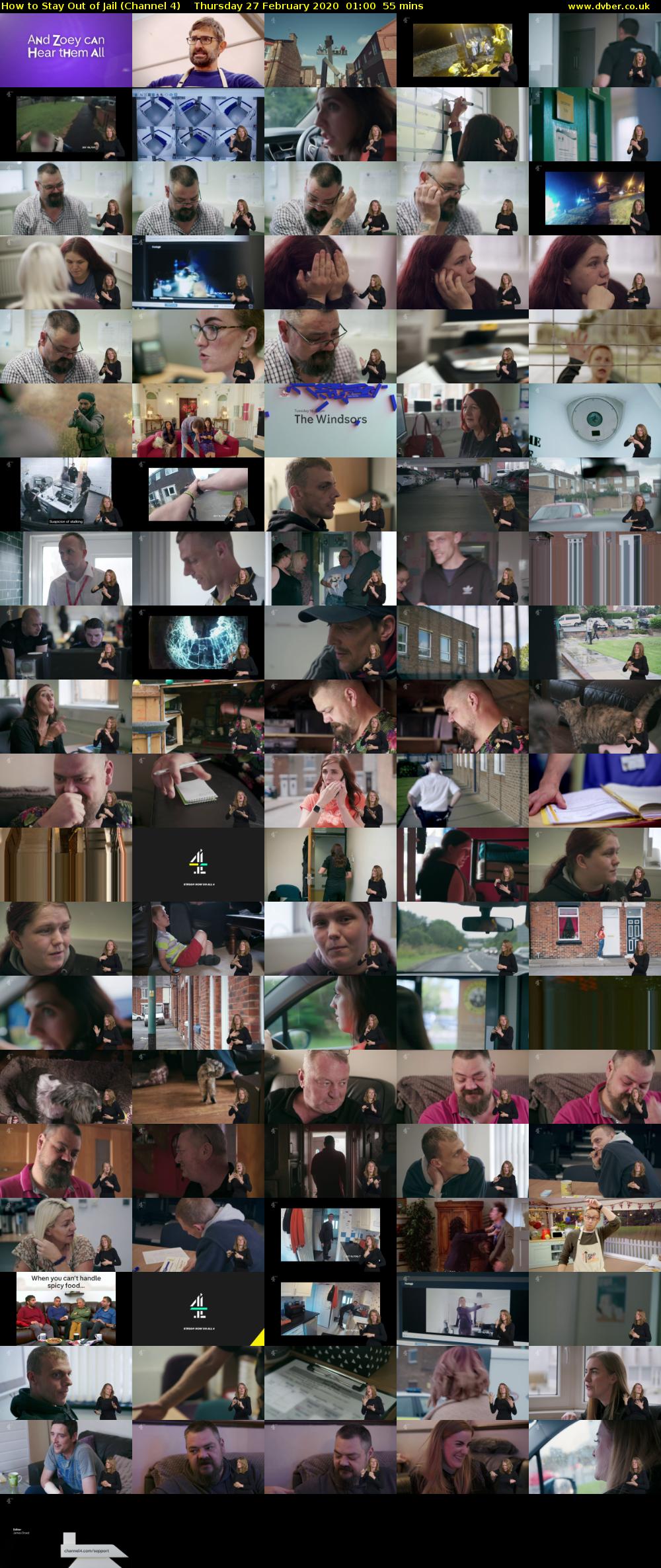 How to Stay Out of Jail (Channel 4) Thursday 27 February 2020 01:00 - 01:55
