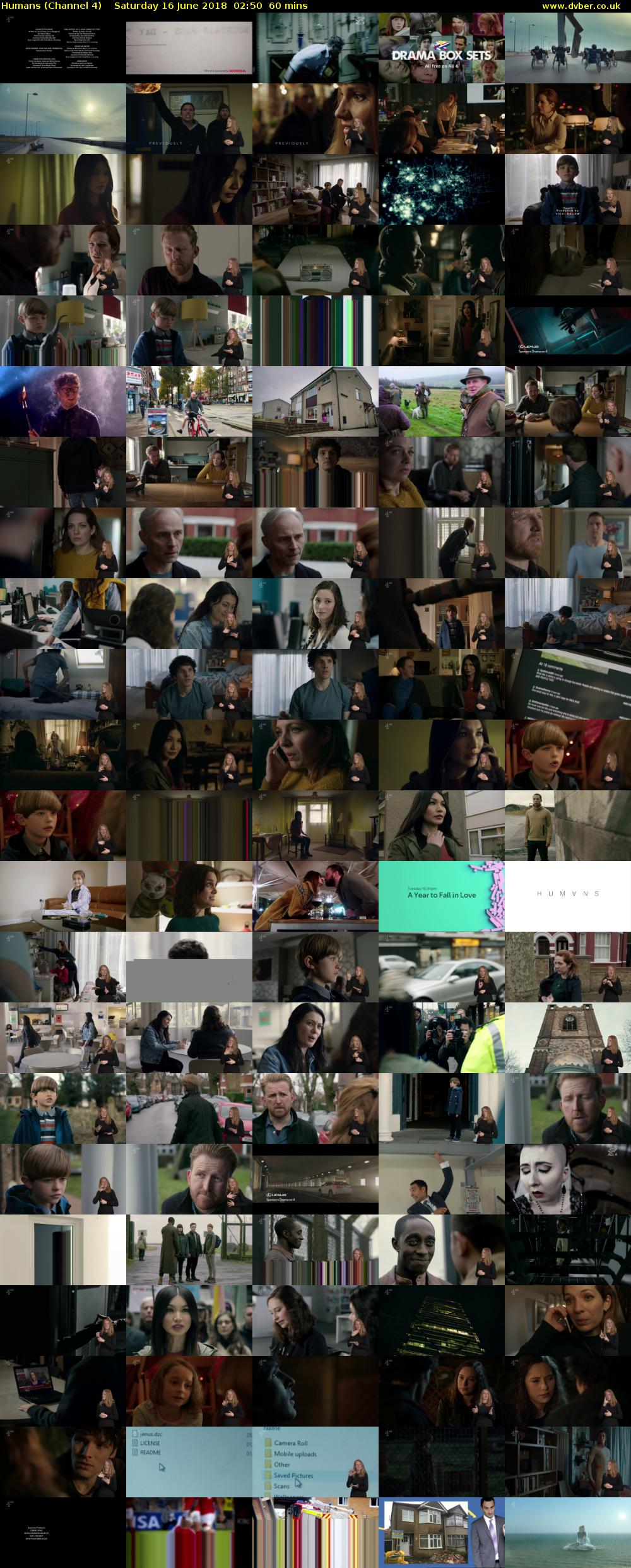 Humans (Channel 4) Saturday 16 June 2018 02:50 - 03:50
