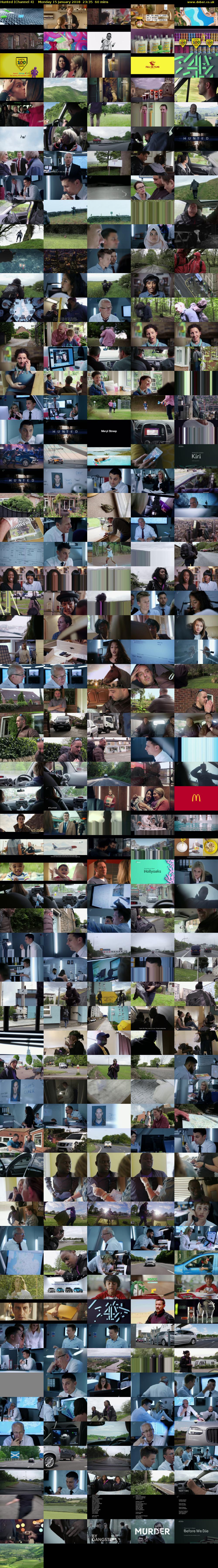 Hunted (Channel 4) Monday 15 January 2018 23:35 - 00:35