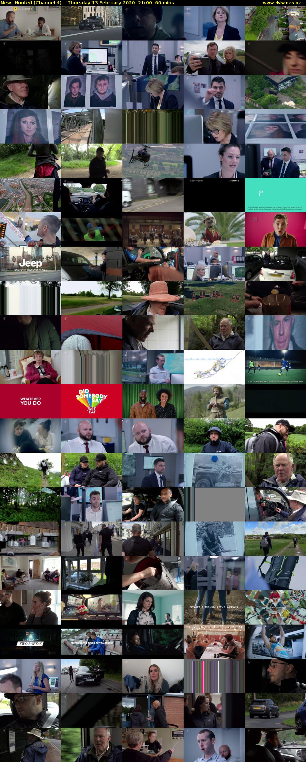 Hunted (Channel 4) Thursday 13 February 2020 21:00 - 22:00