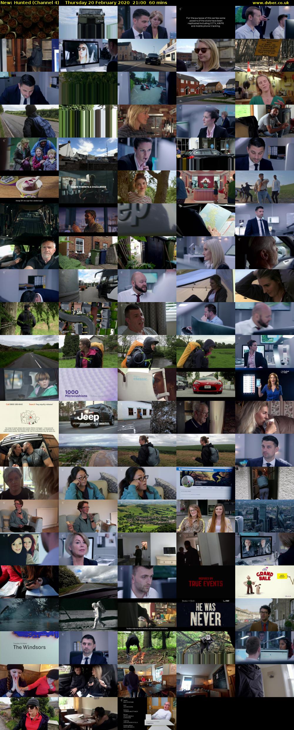 Hunted (Channel 4) Thursday 20 February 2020 21:00 - 22:00