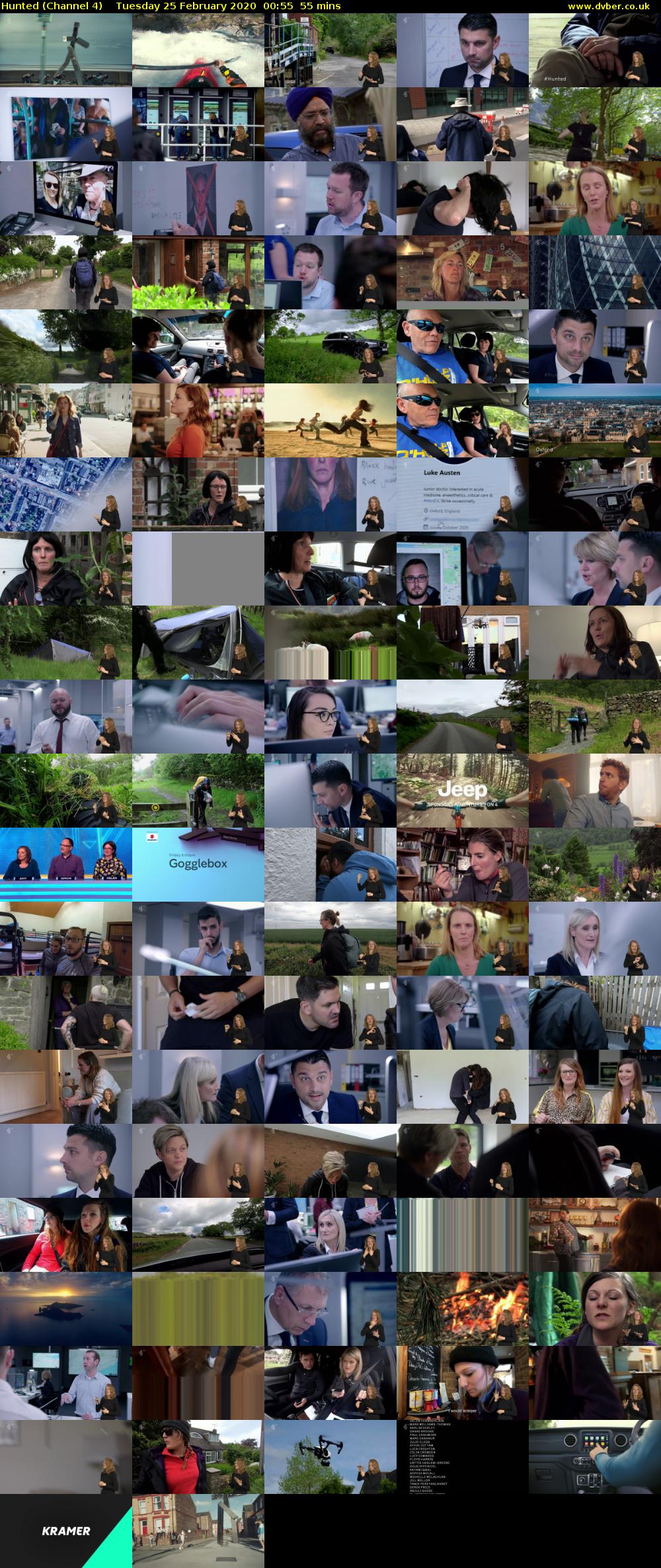 Hunted (Channel 4) Tuesday 25 February 2020 00:55 - 01:50