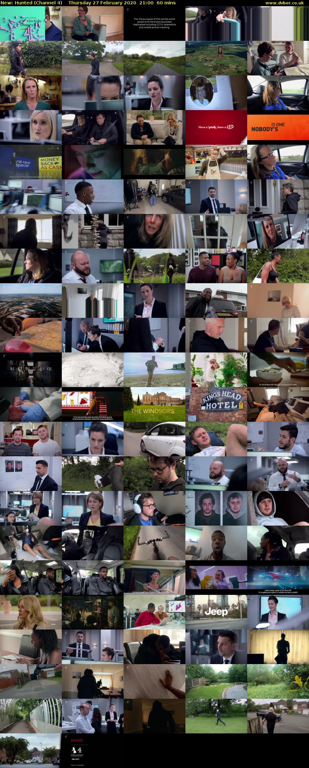 Hunted (Channel 4) Thursday 27 February 2020 21:00 - 22:00