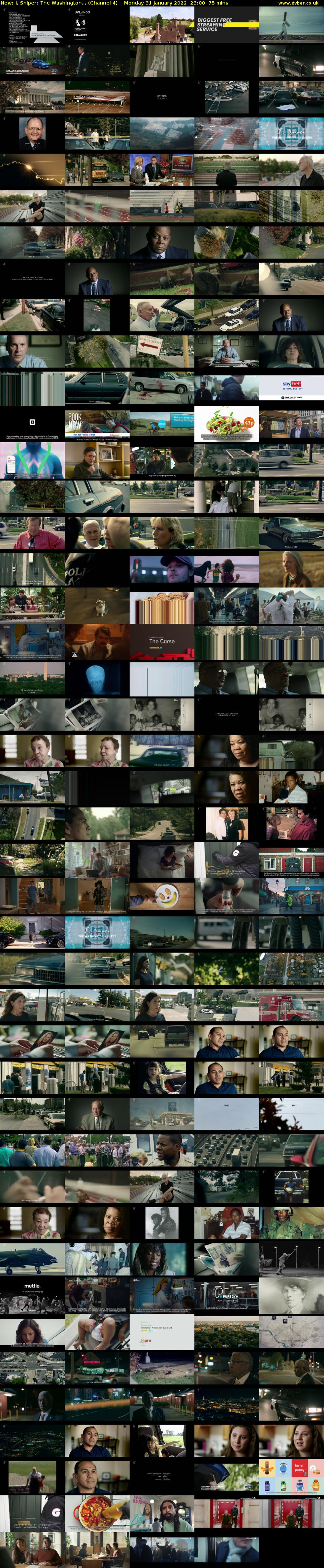 I, Sniper: The Washington... (Channel 4) Monday 31 January 2022 23:00 - 00:15