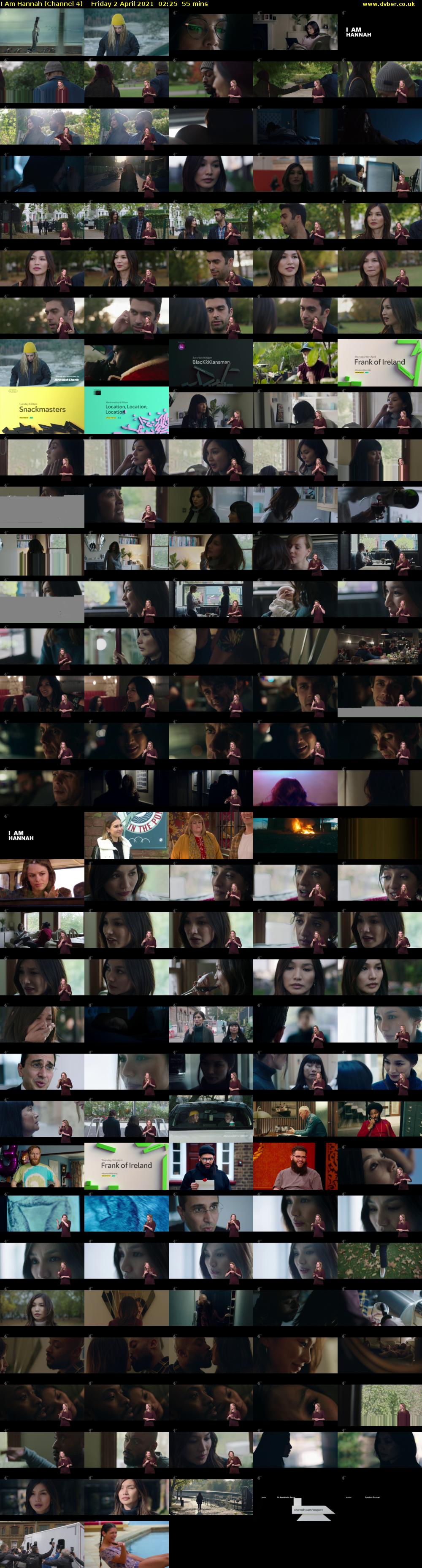 I Am Hannah (Channel 4) Friday 2 April 2021 02:25 - 03:20