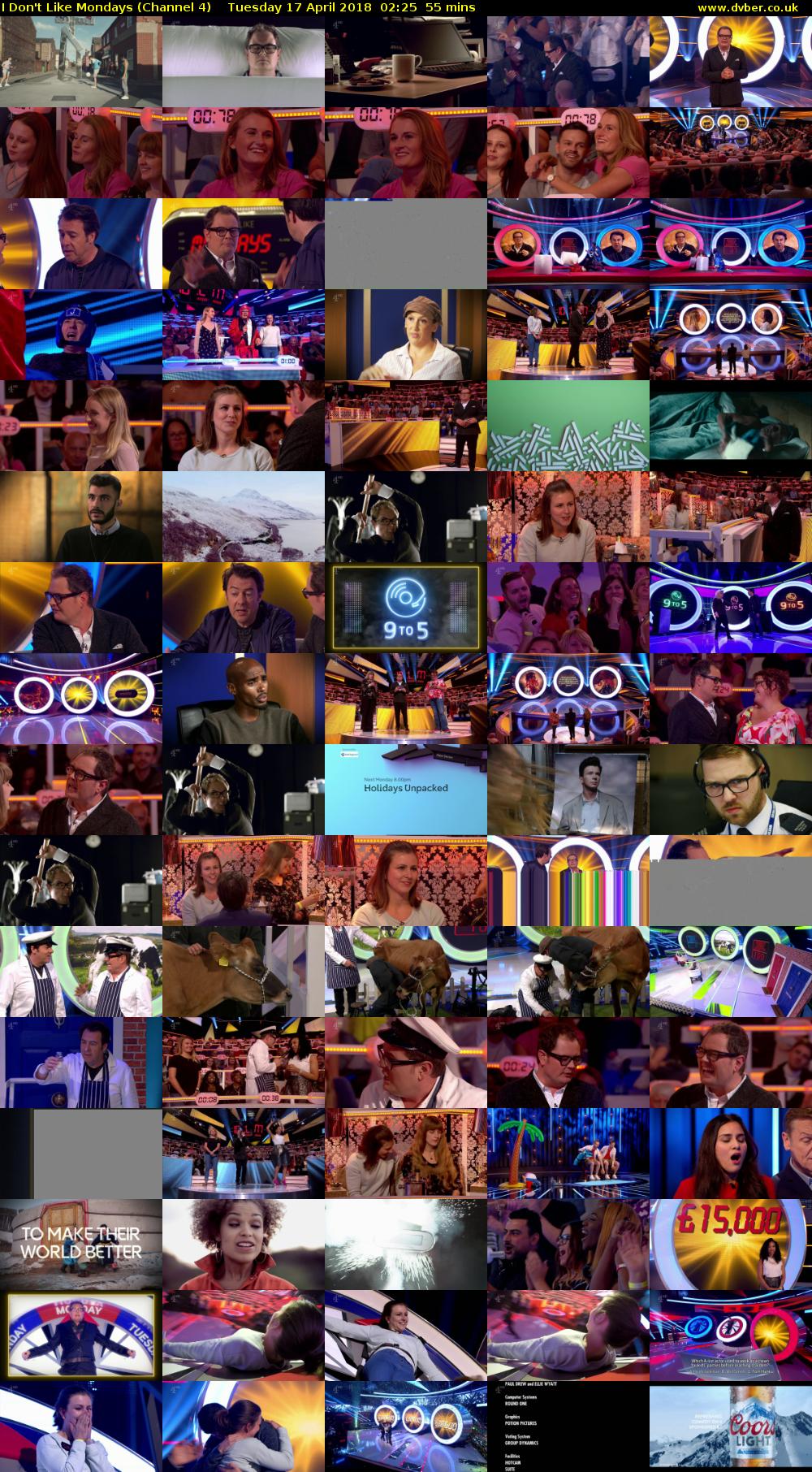 I Don't Like Mondays (Channel 4) Tuesday 17 April 2018 02:25 - 03:20