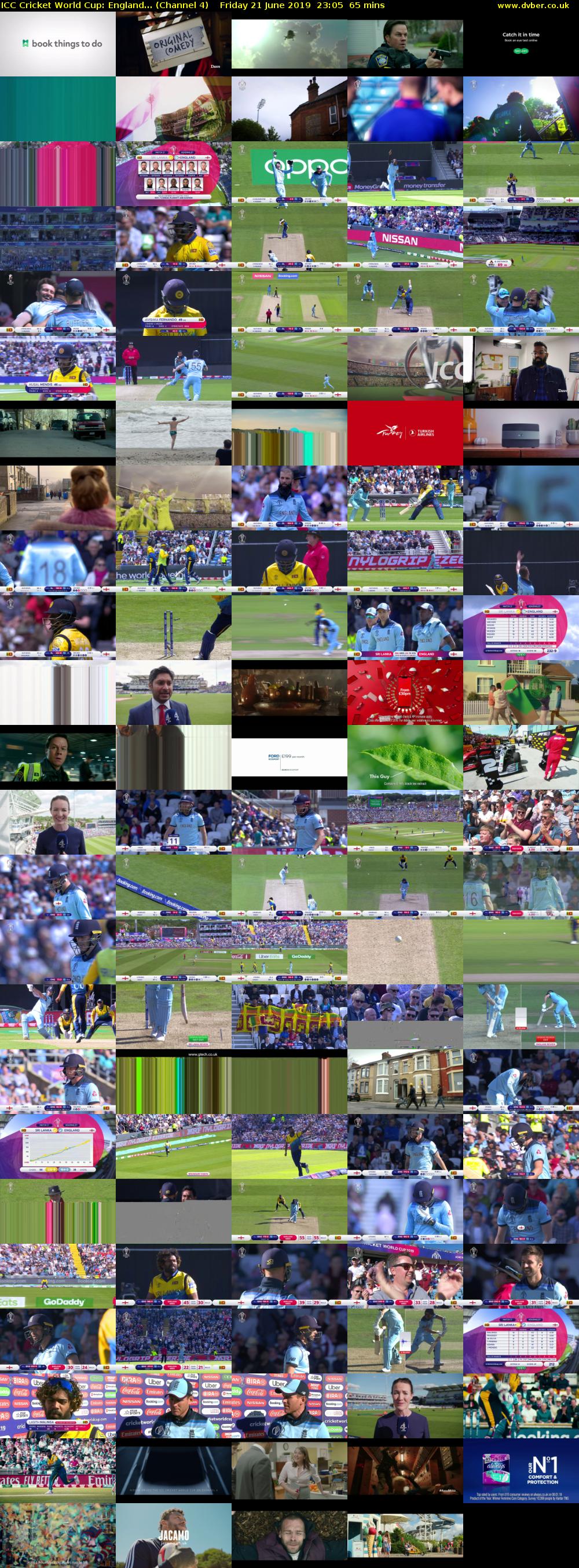 ICC Cricket World Cup: England... (Channel 4) Friday 21 June 2019 23:05 - 00:10